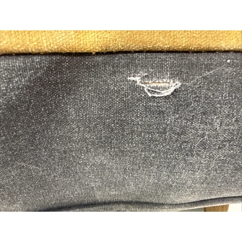 NEWHEY‎ Men's Leather Canvas Laptop Messenger Bag - Brown Blue 3j